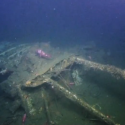 New video of flying aircraft carrier wreckage